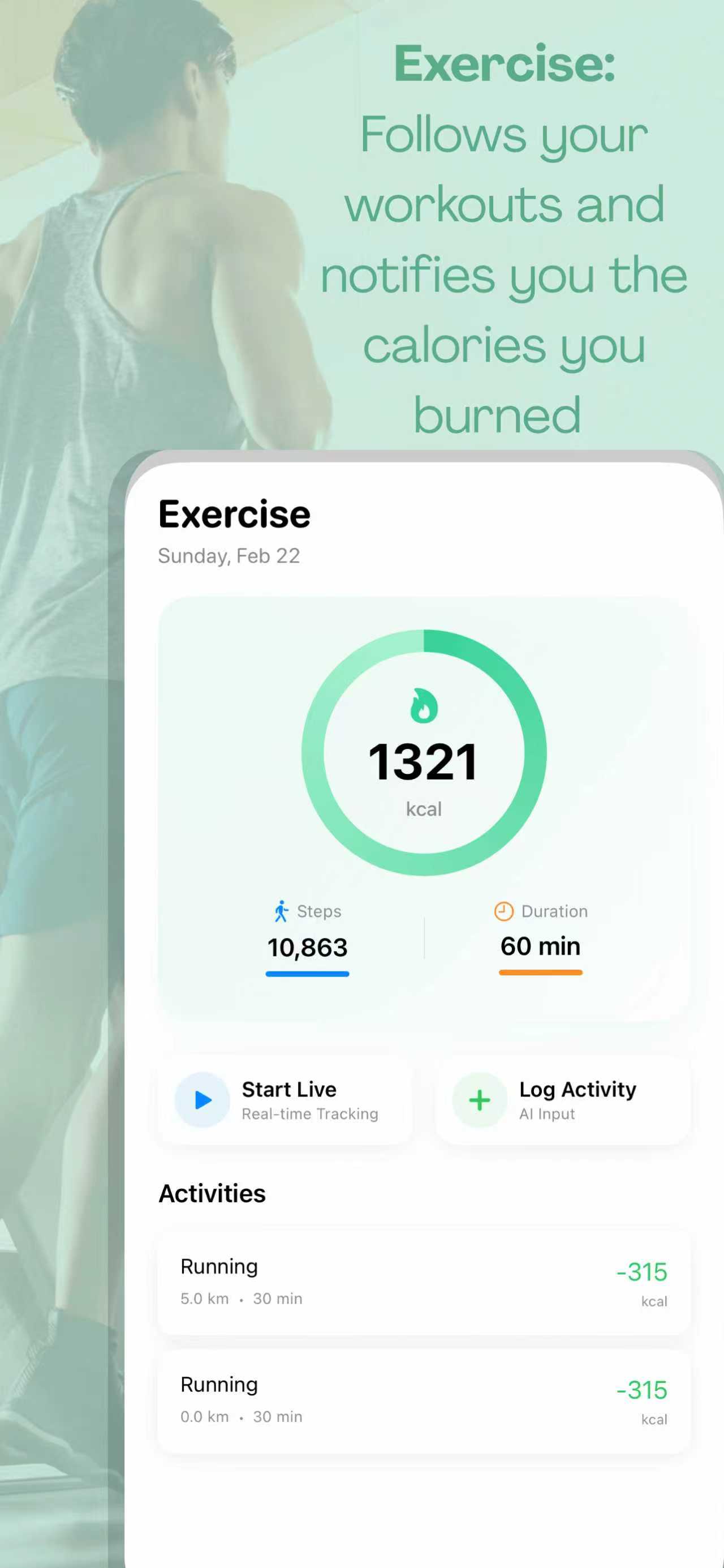 Feedii app showing weekly trends and habit patterns with insightful analytics